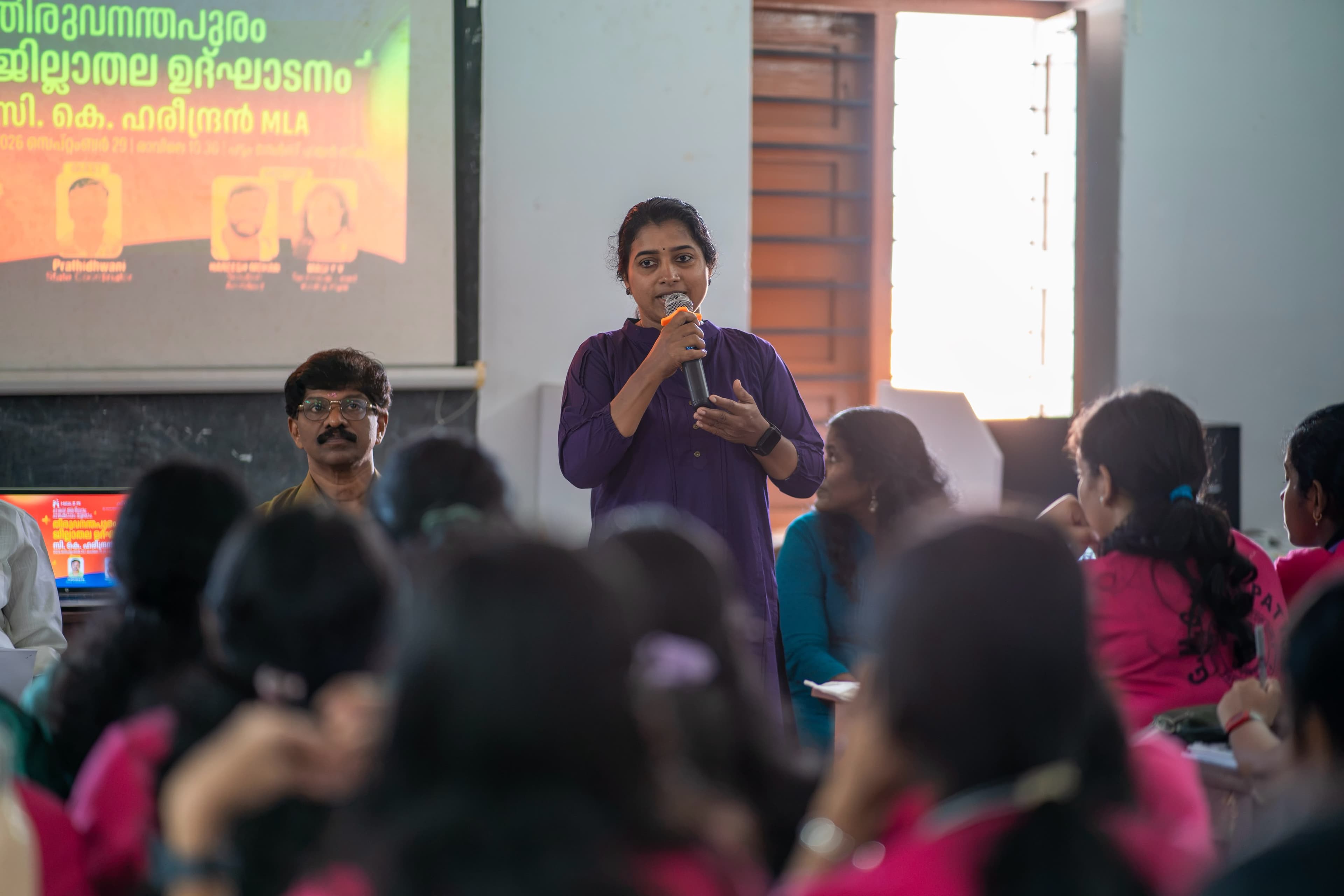 Hello 2 AI inauguration session at Pattom Girls HSS, Thiruvananthapuram